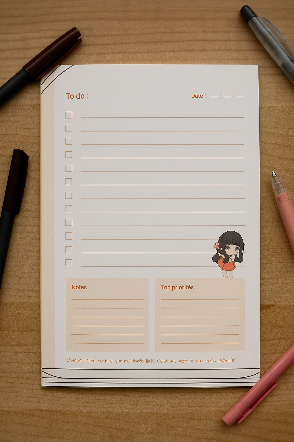My To-Do Carnet de note