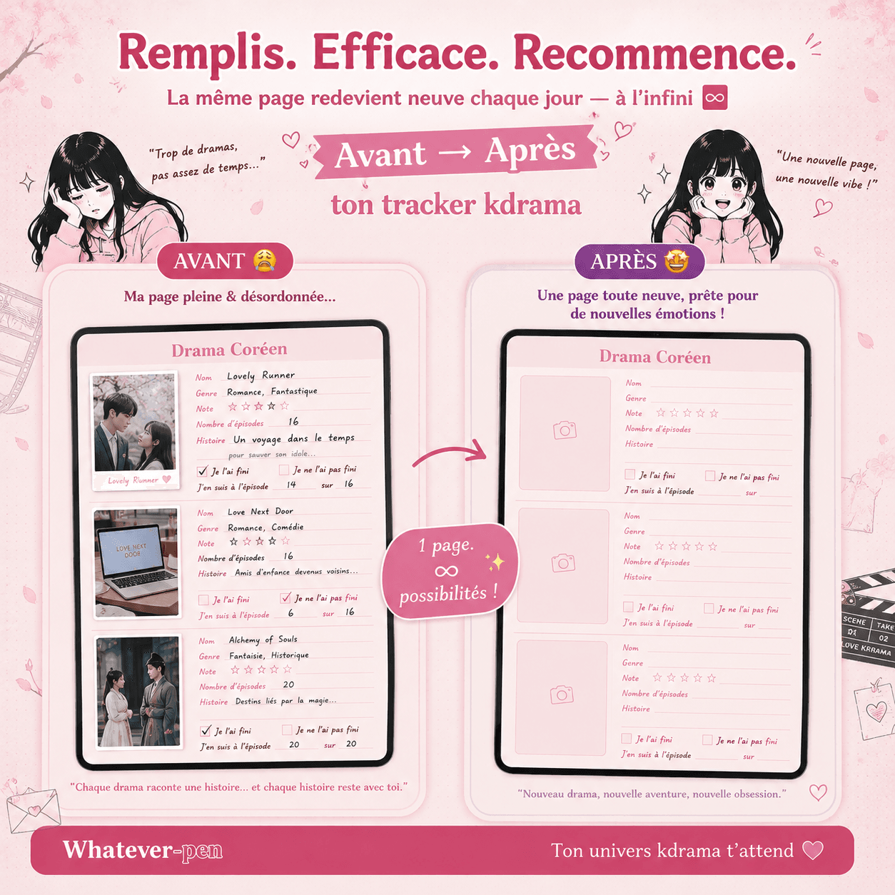 Track Whatever You're Watching – Carnet Drama Numérique — visuel 2