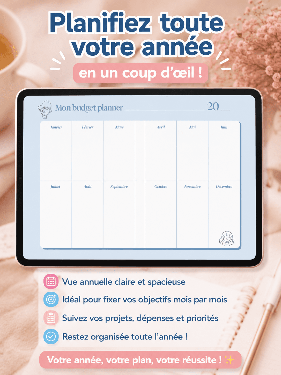 Budget Planner Numérique – Organisez vos finances simplement — visuel 4