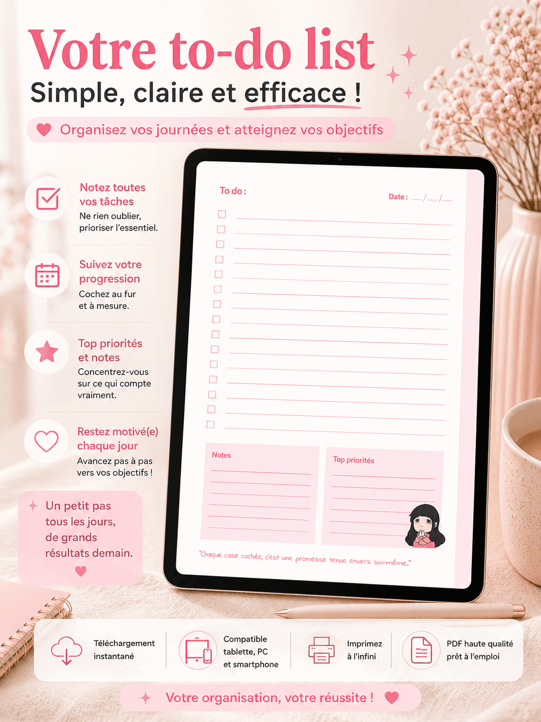 My To-Do Carnet Numérique | Votre allié pour une organisation au quotidien — visuel 4